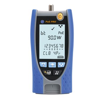 PoE PRO jednoduchý kabelový tester s extra PoE funkcemi