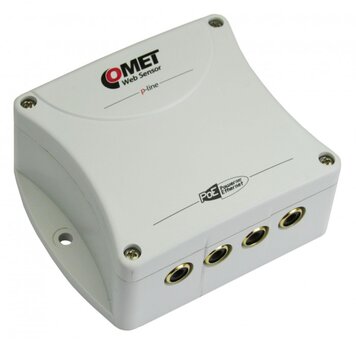 Ethernet teploměr vlhkoměr čtyřkanálový Comet P8641 s PoE