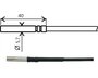 Pt1000TG8/C, teplotní sonda, kabel 1 m